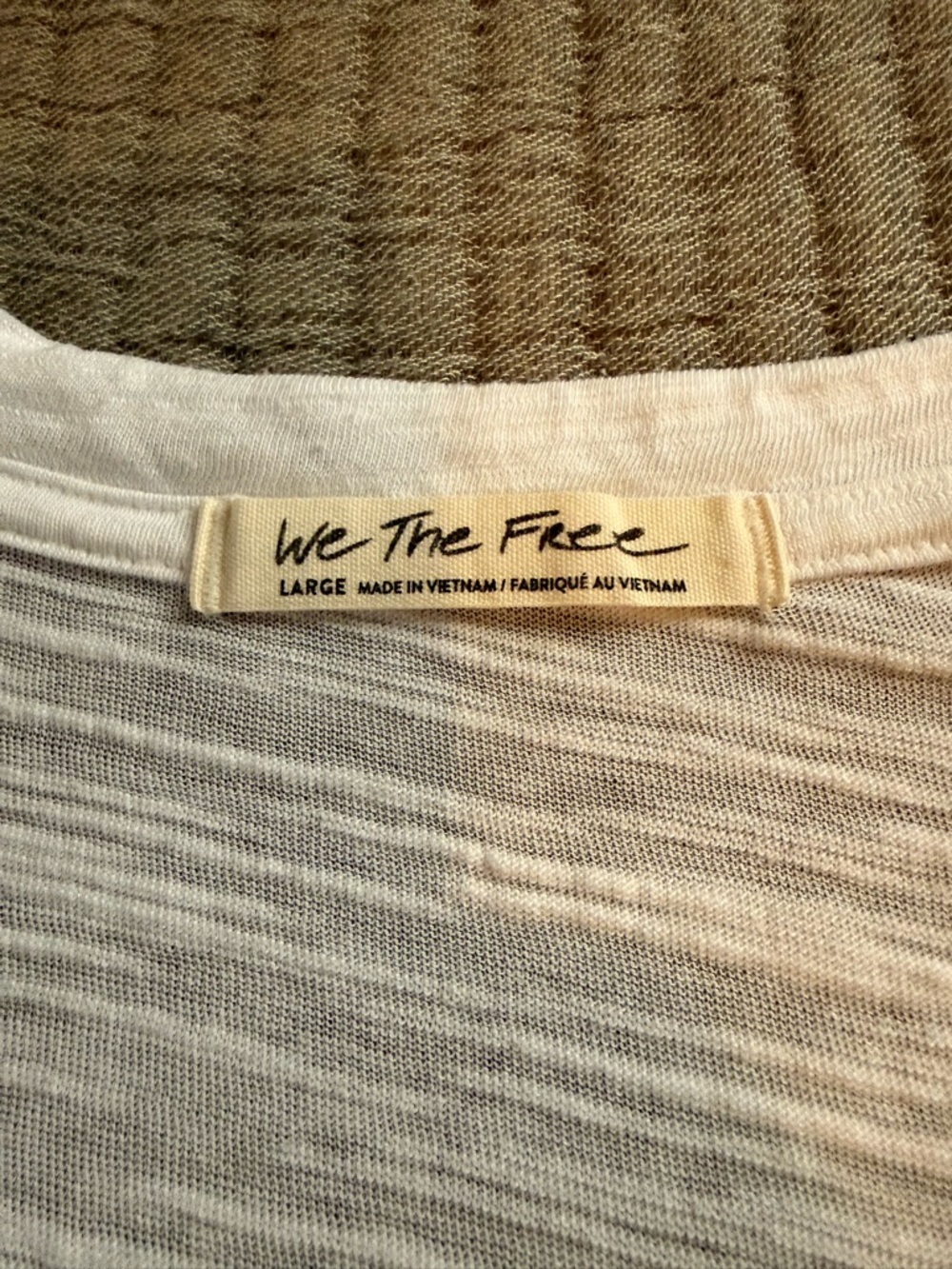 Women's Free People White Layered Sleeveless Top - Picture 3 of 3